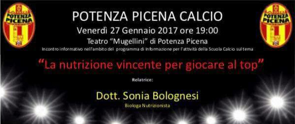 27 Gennaio – Ore 19 – Potenza Picena